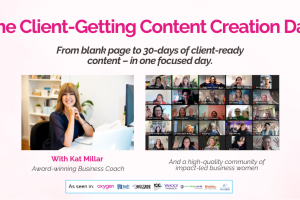 The Client-Getting Content Creation Day